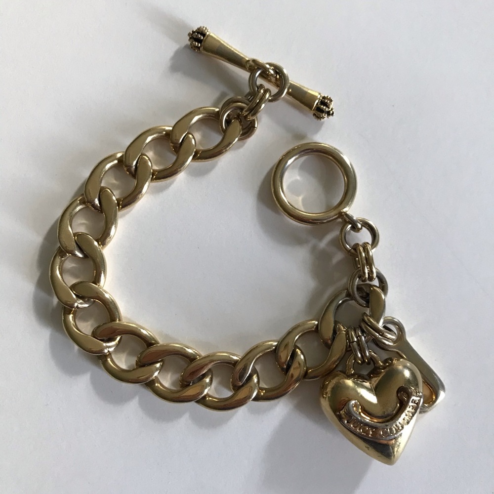 Juicy Couture Toggle Link Charm Bracelet